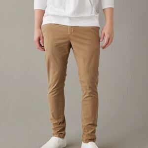 American Eagle Outfitters 28x30 Tan Chino Pants stretch skinny